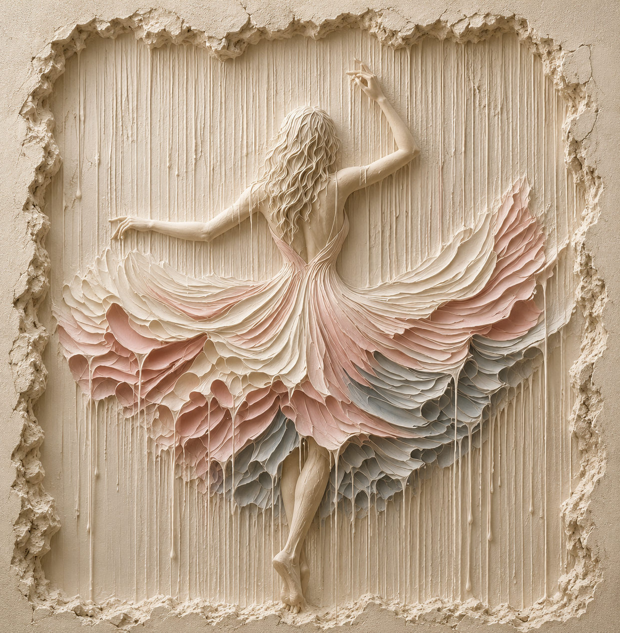 Graceful Dancer Mural Art