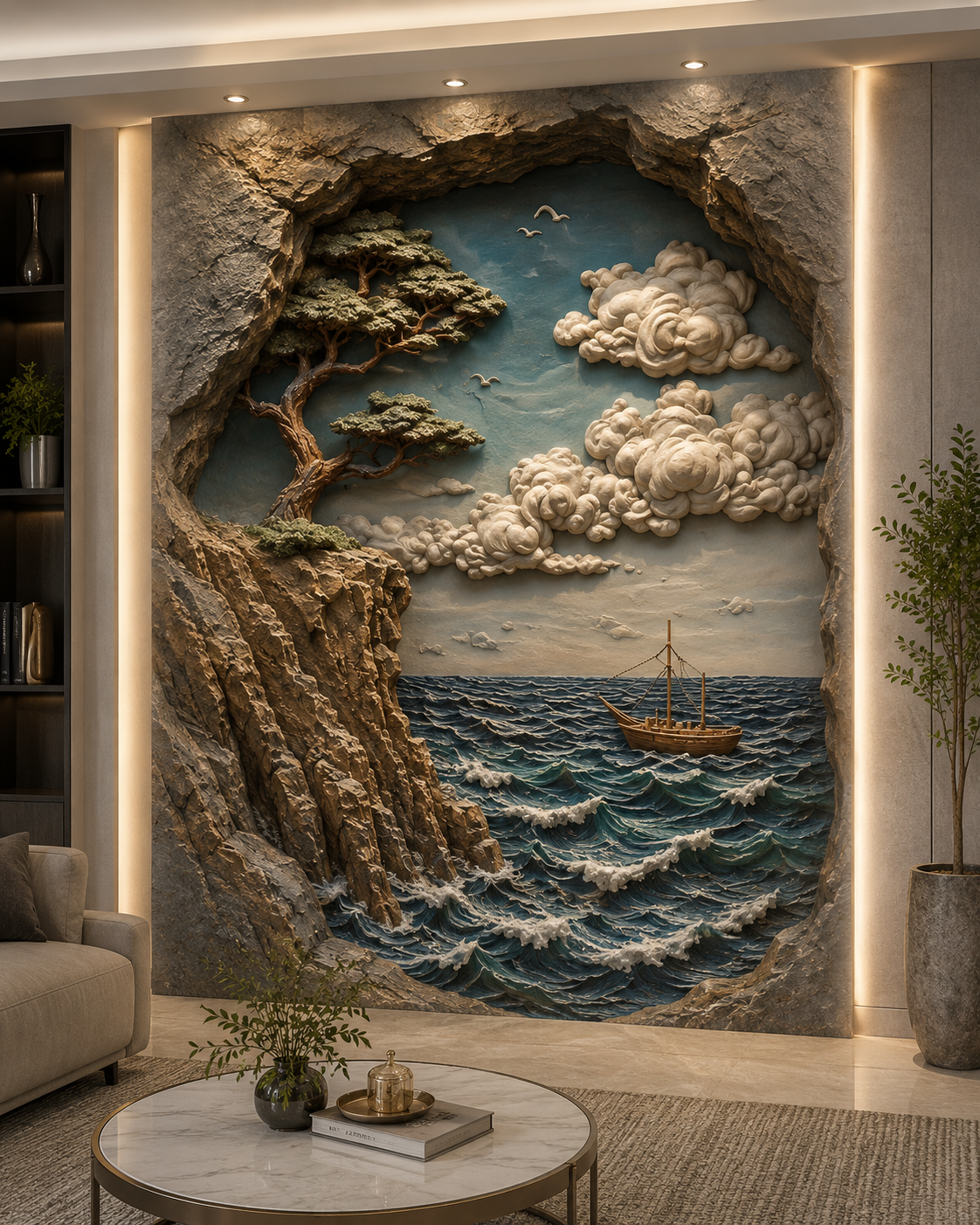 Nature Escape 3D Landscape Mural