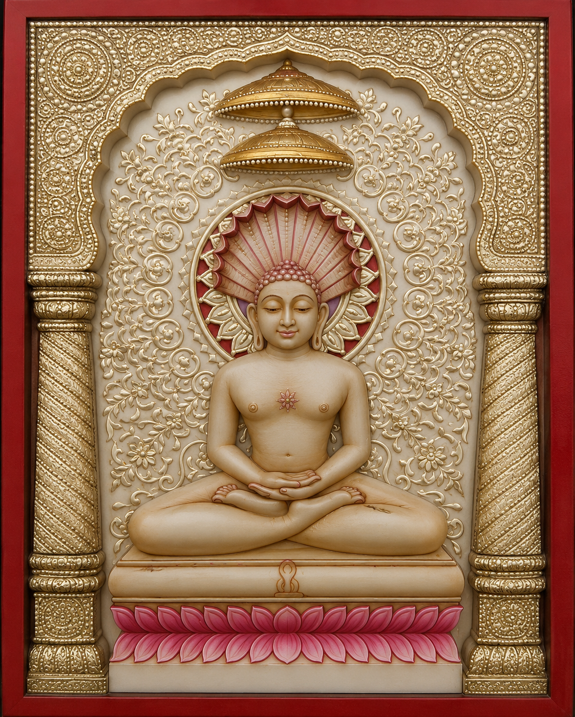 Peaceful Meditation Spiritual Mural