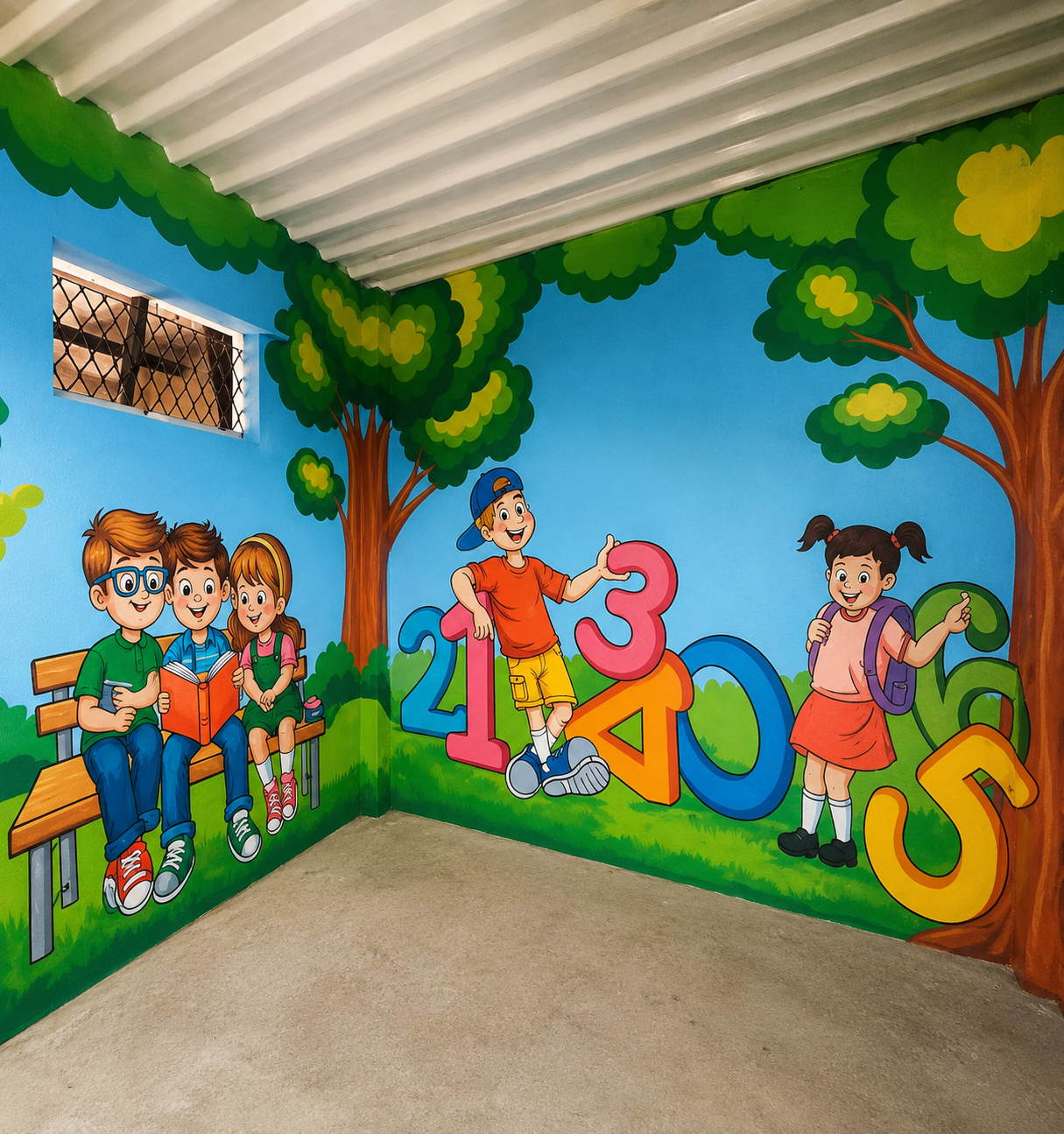 Little Scholars Nature Trail Art