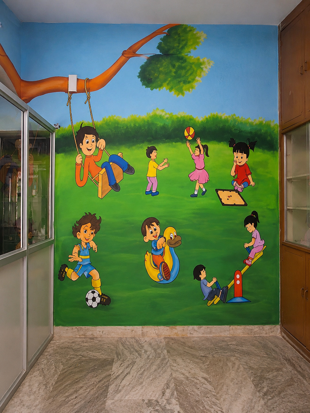 Little Champions Playground Wall