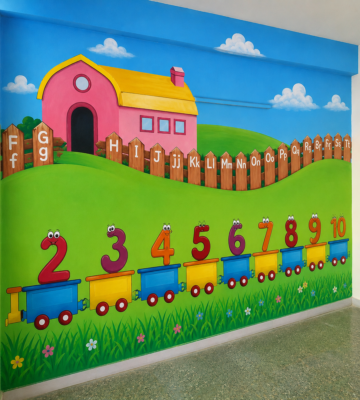 The Countryside Track Wall