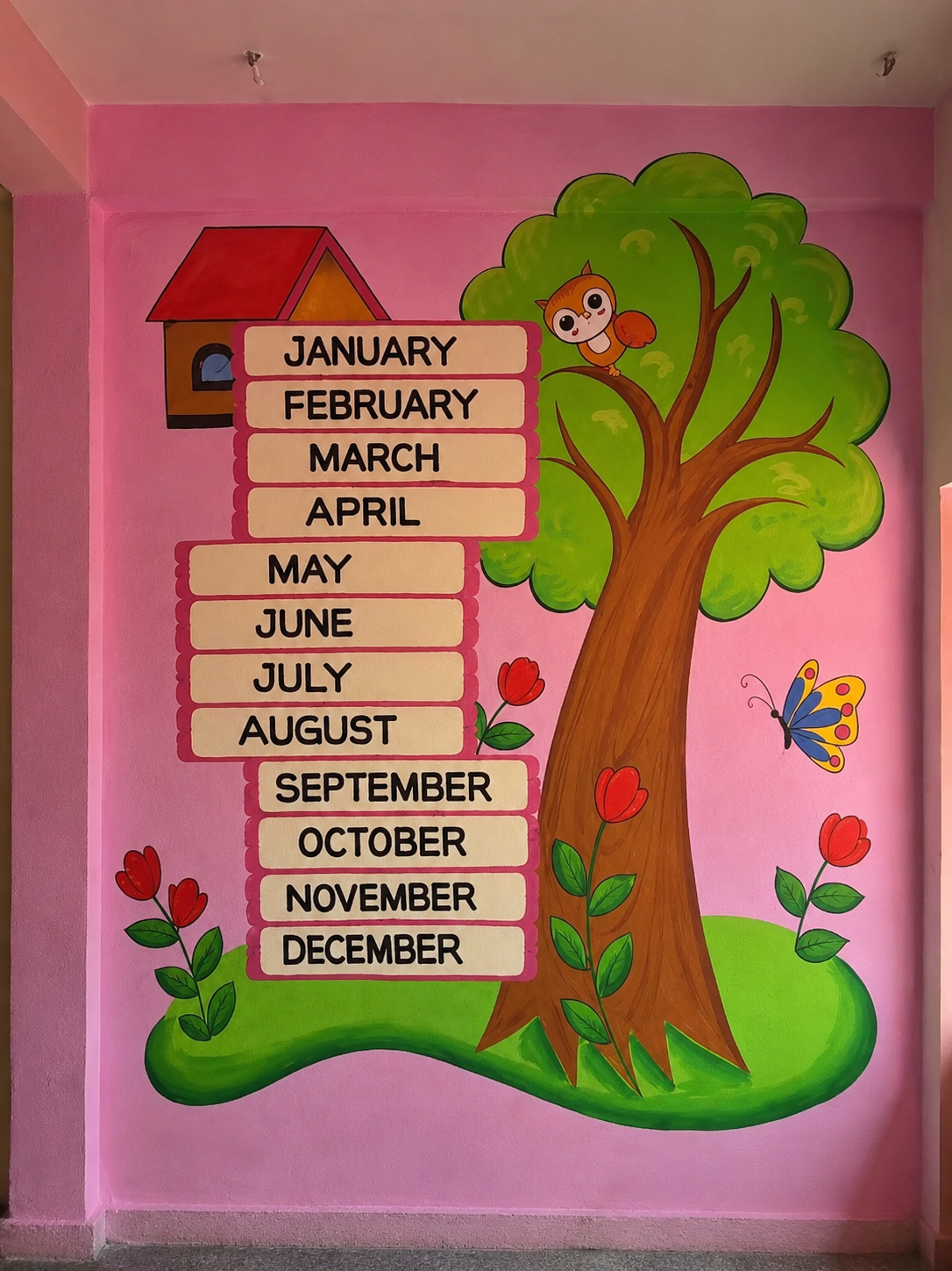 Calendar Tree Educational Art