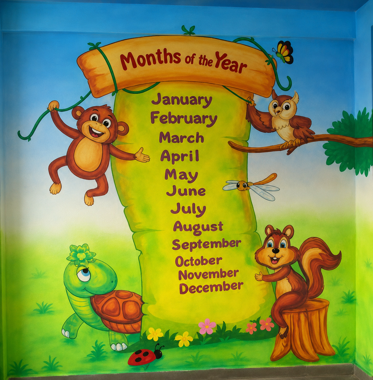 The Woodland Calendar Art
