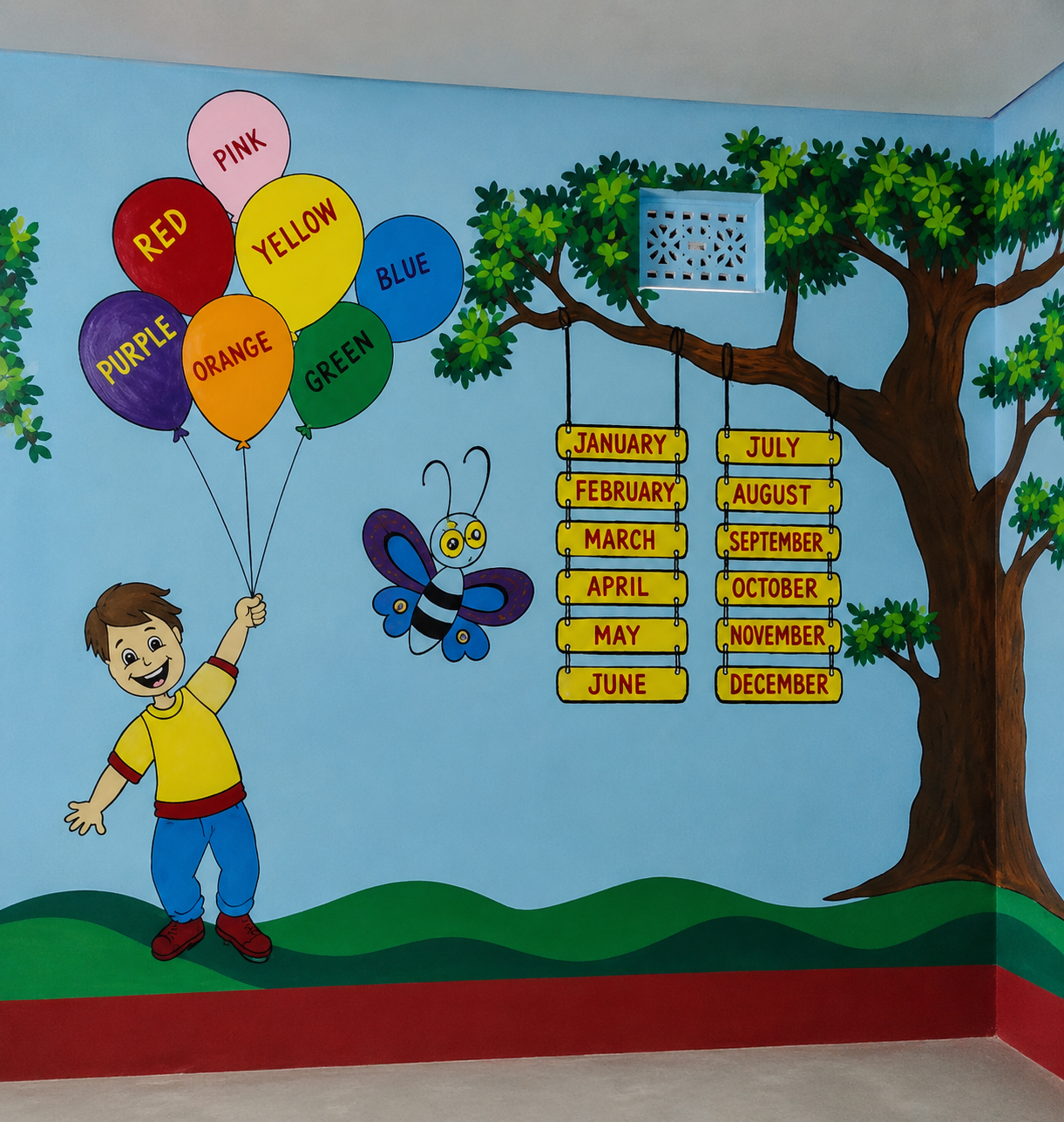 The Calendar Tree & Color Balloons