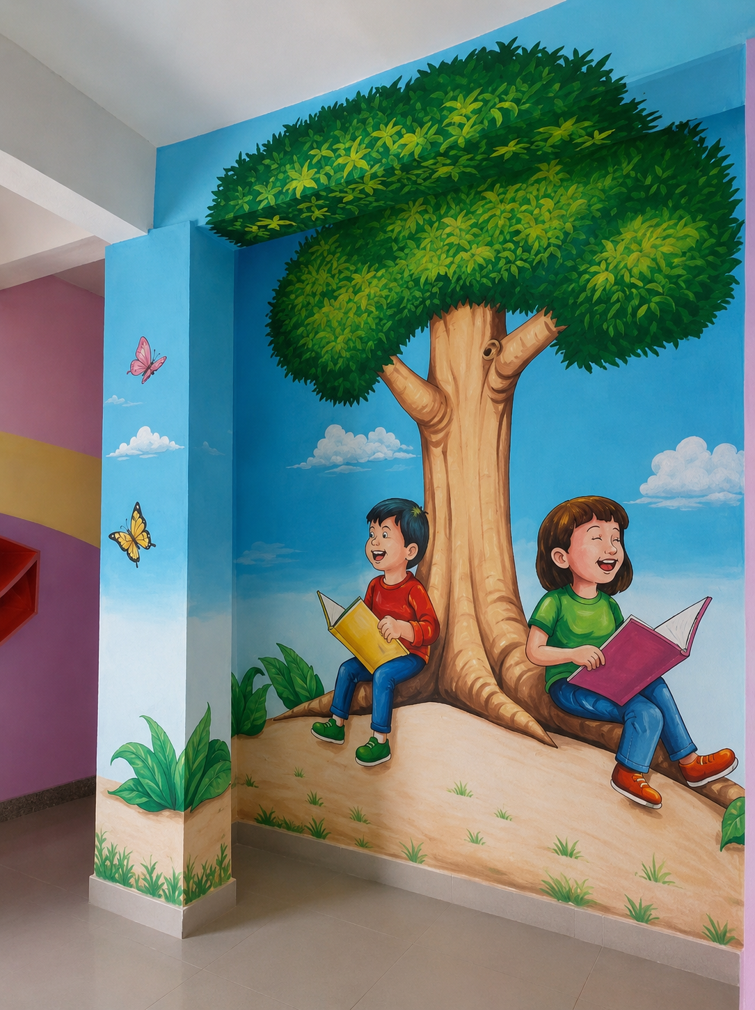 The Reading Tree Pillar Wrap