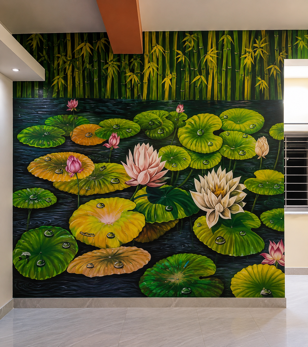 Serene Waterlily Solace Feature