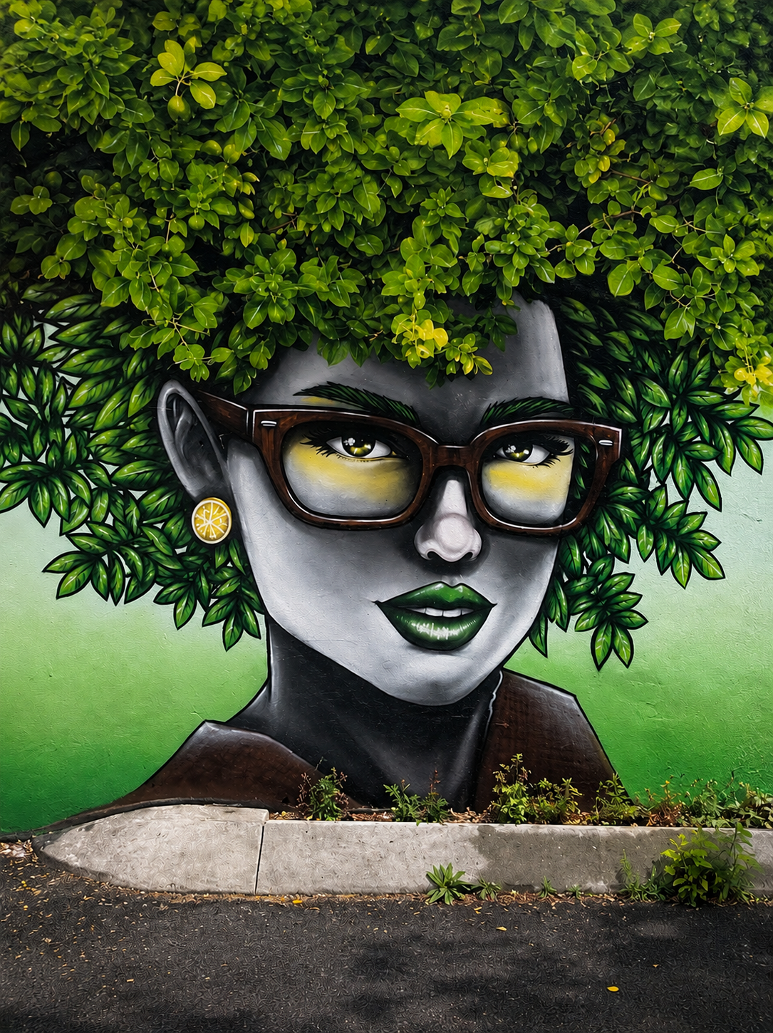 Interactive Flora Afro Wall