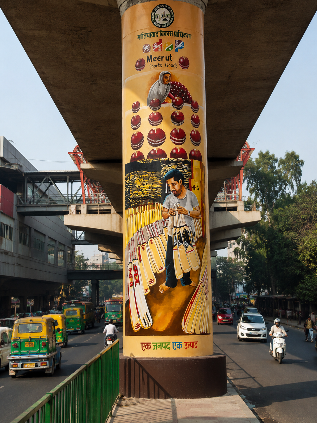 Pillar Art work.