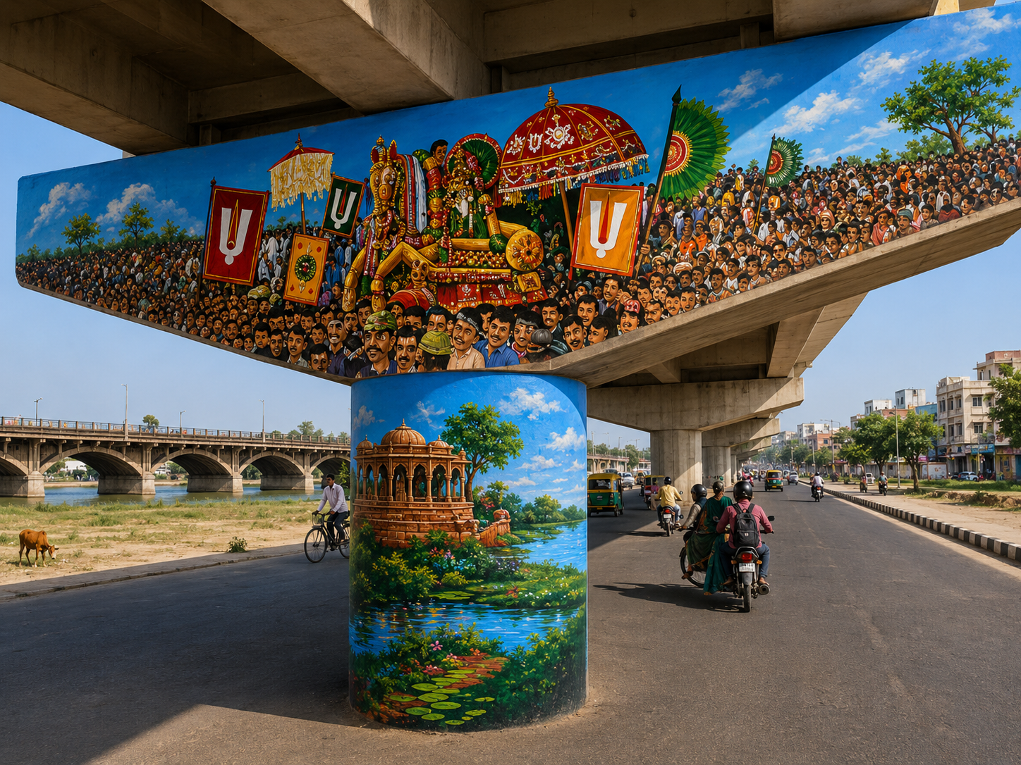 pillar art work.
