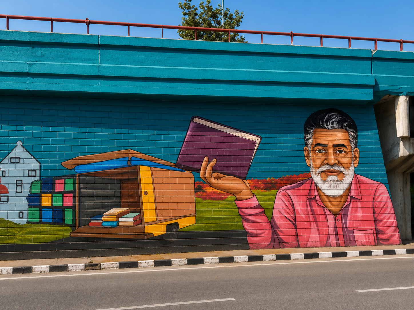 pillar art work