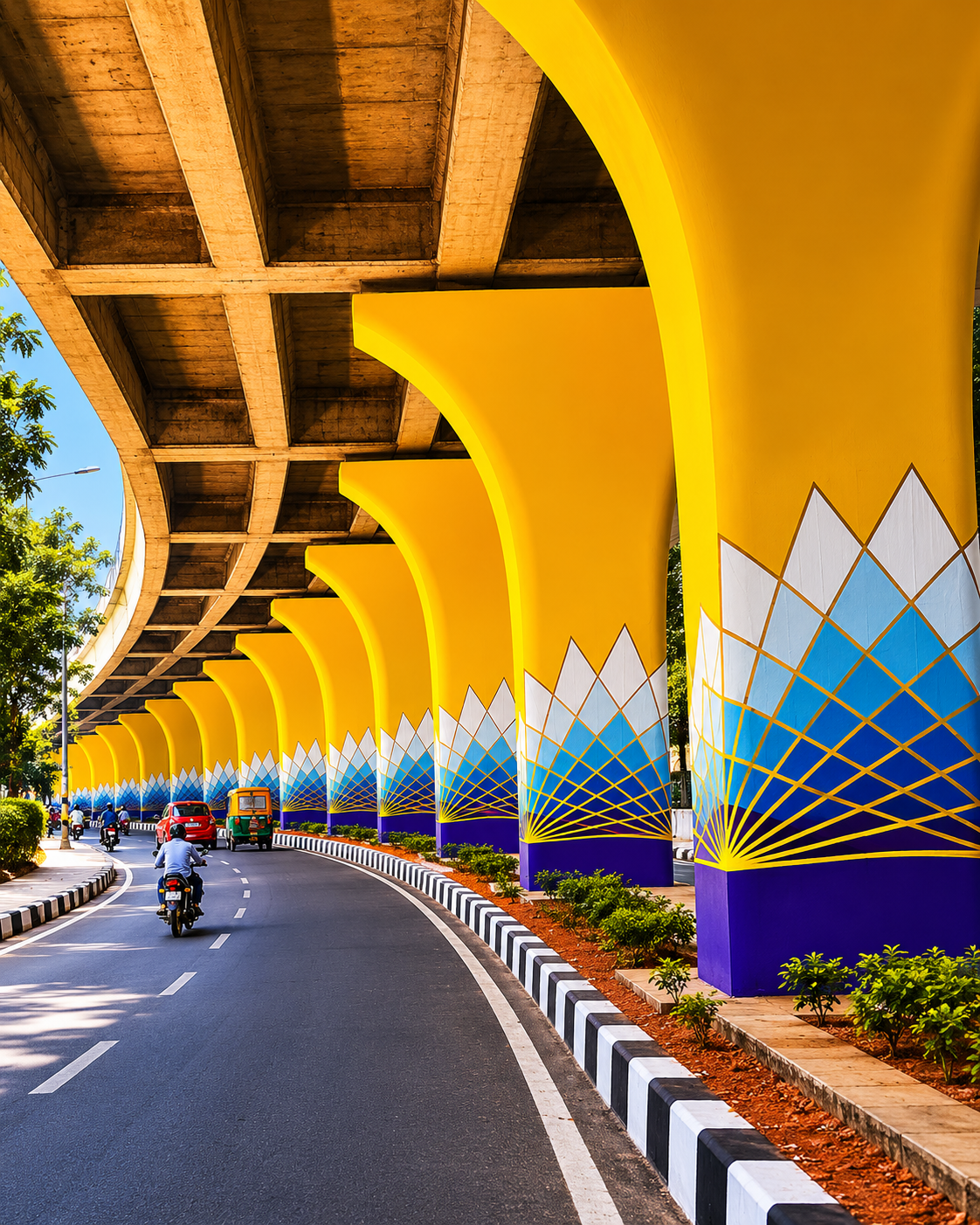 pillar art work