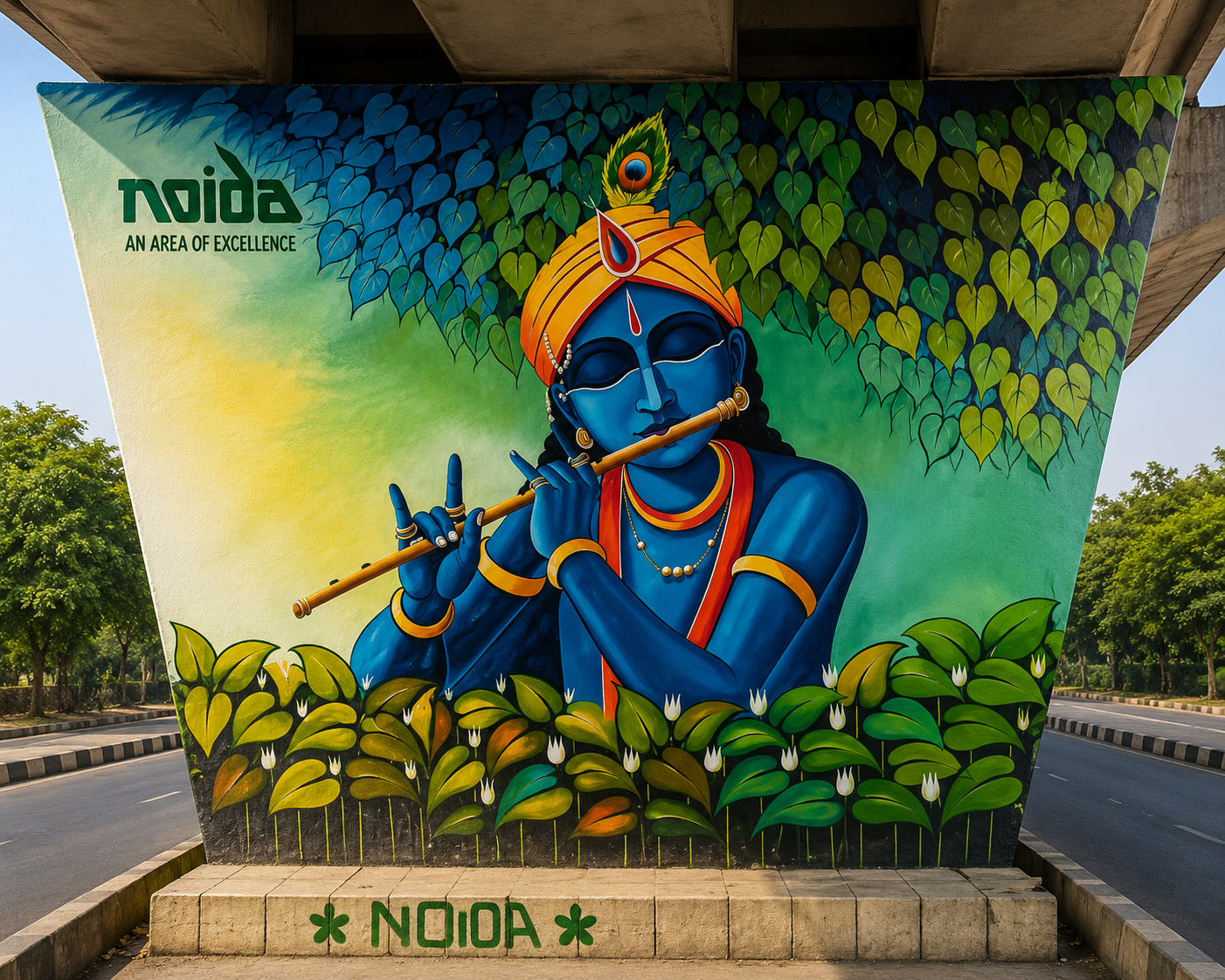 pillar art work