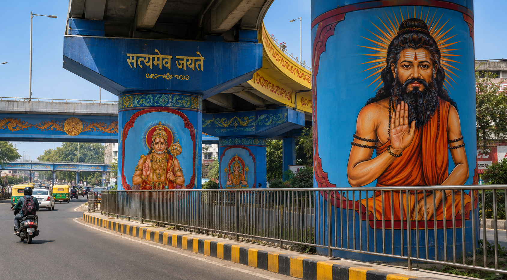 pillar art work