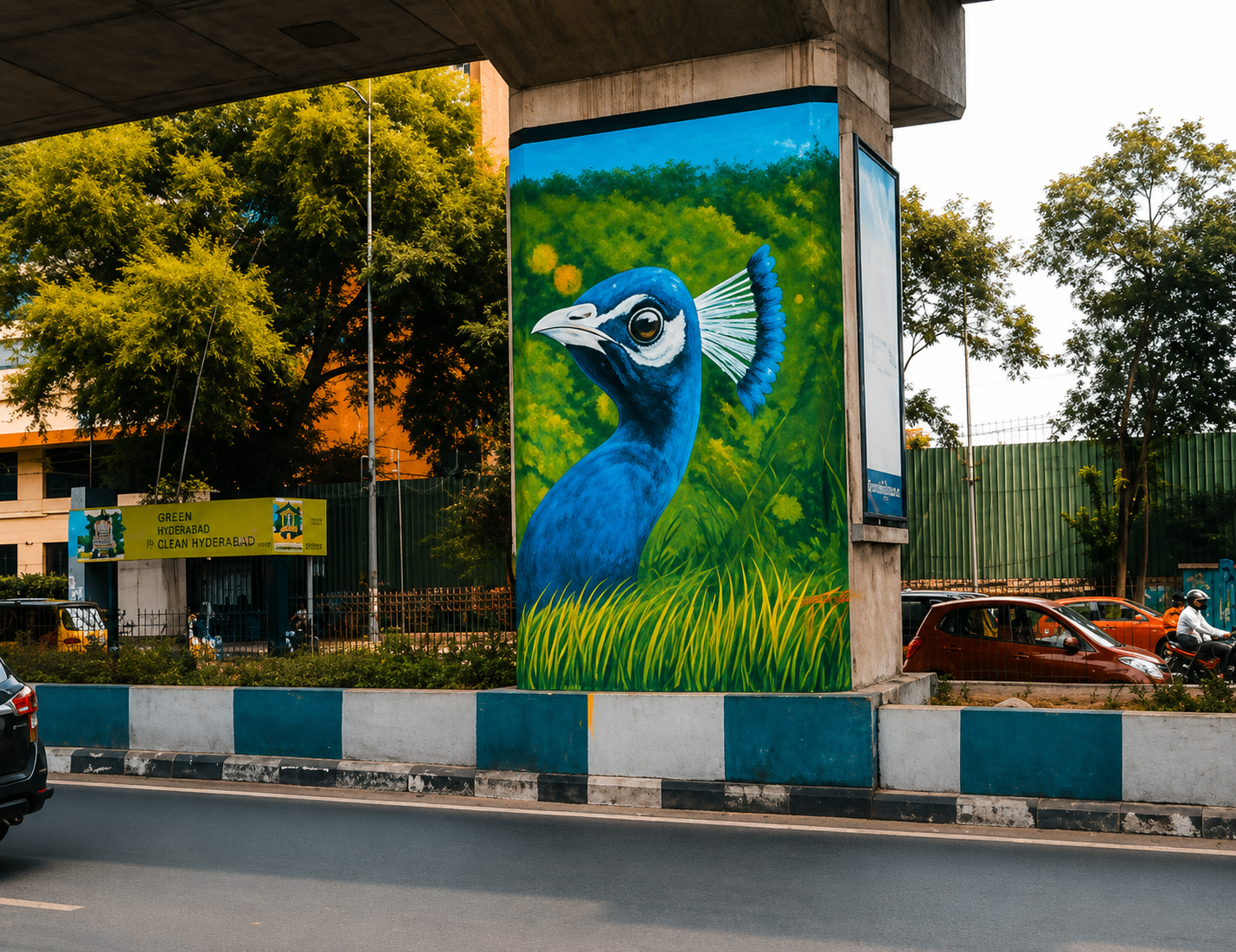 pillar art work