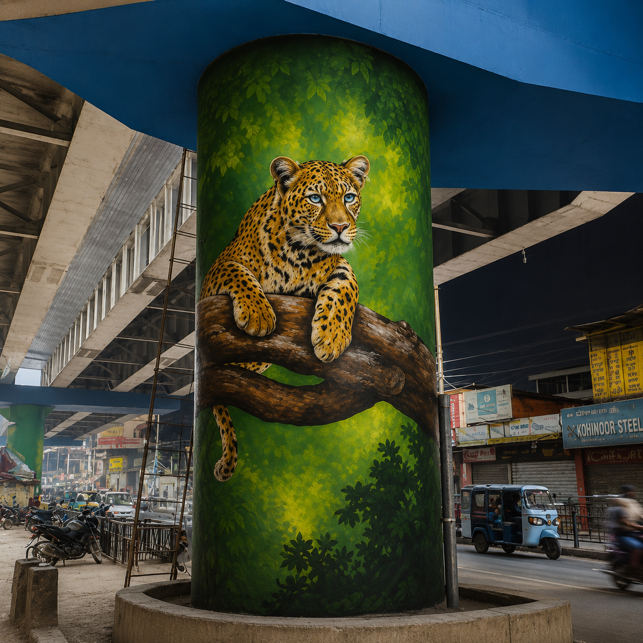 pillar art work
