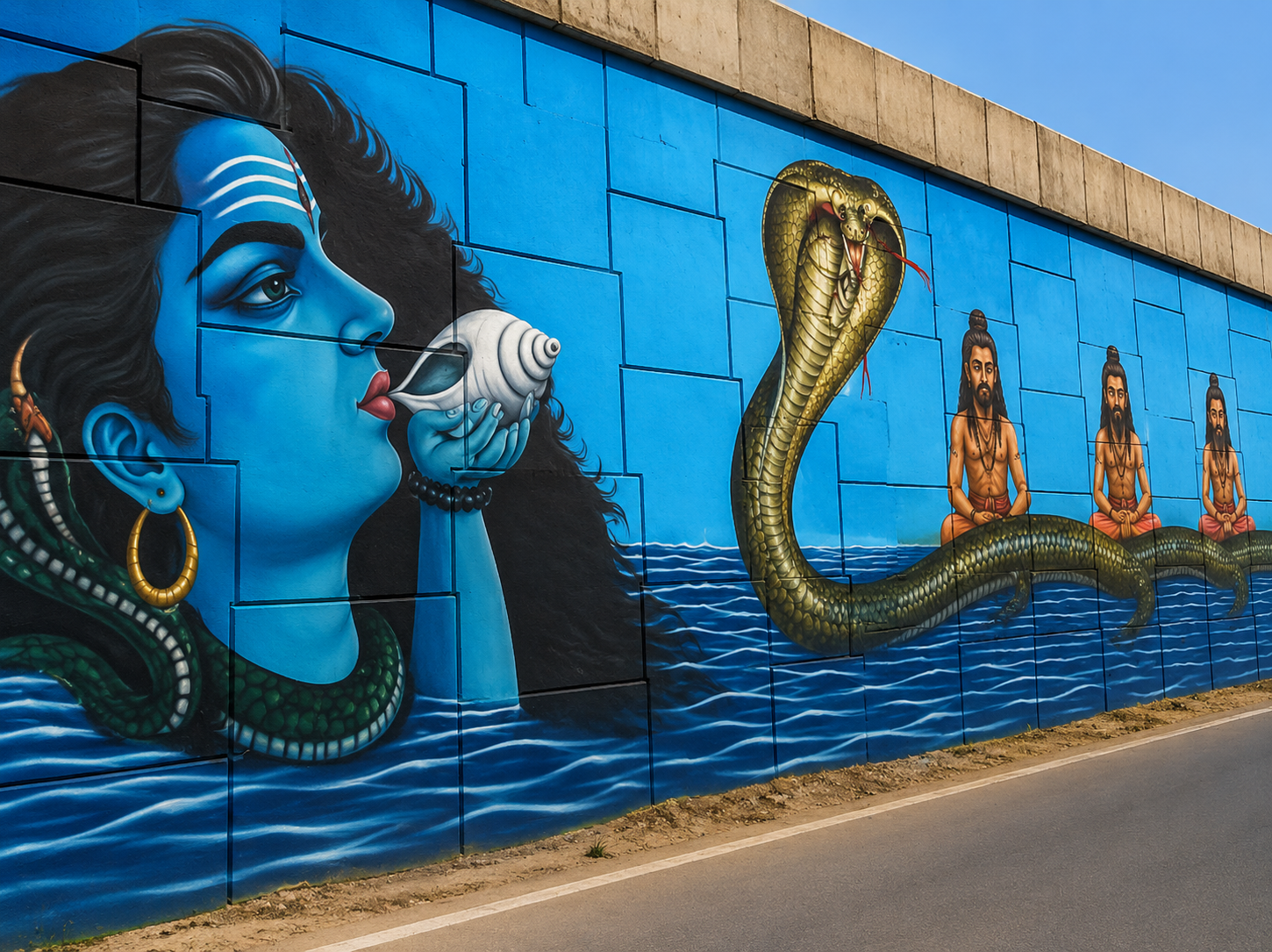 pillar art work