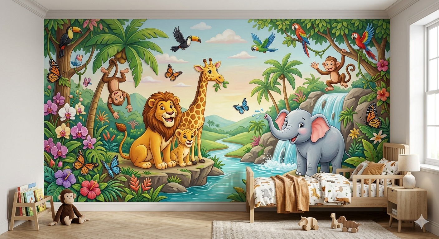 cartoon wall craft