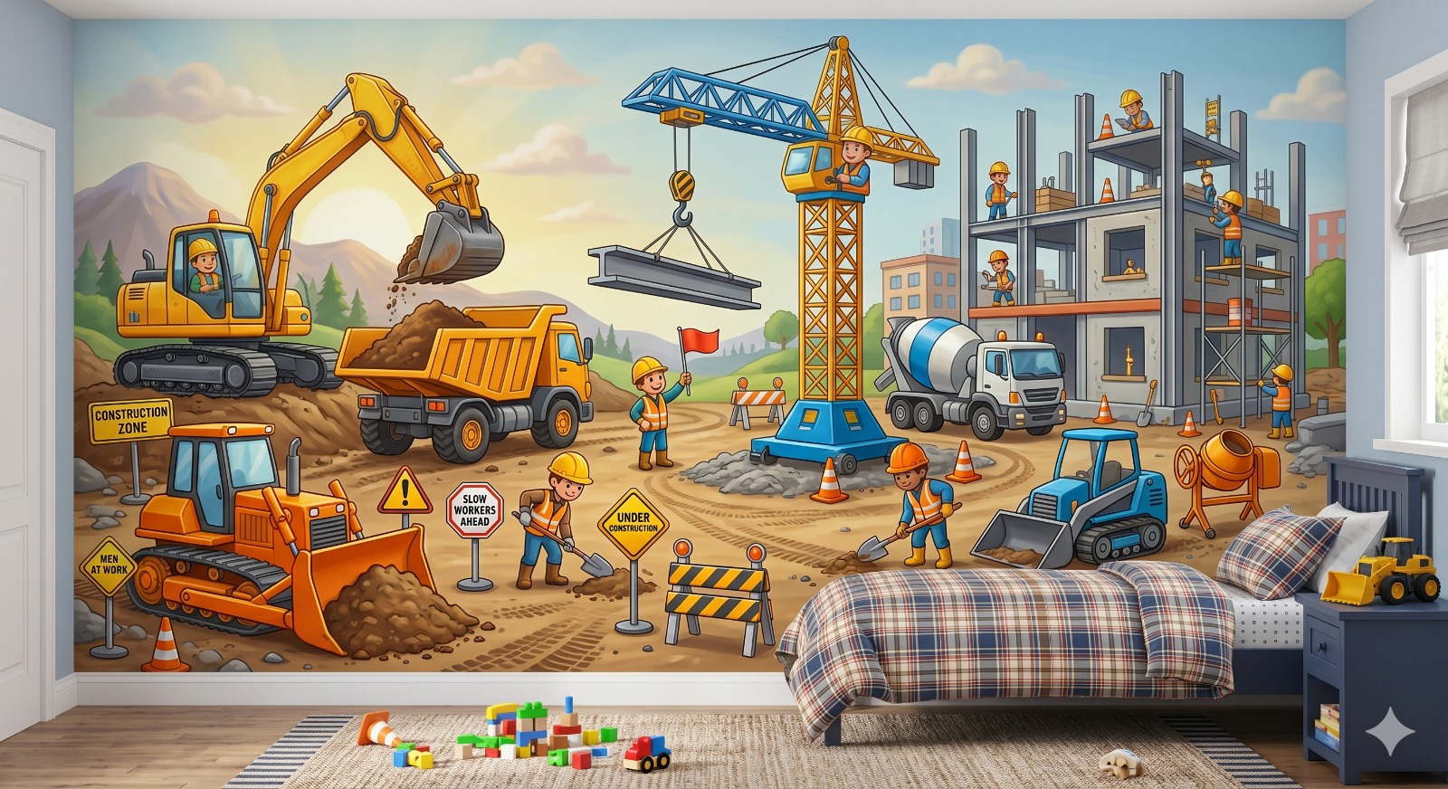 cartoon wall craft