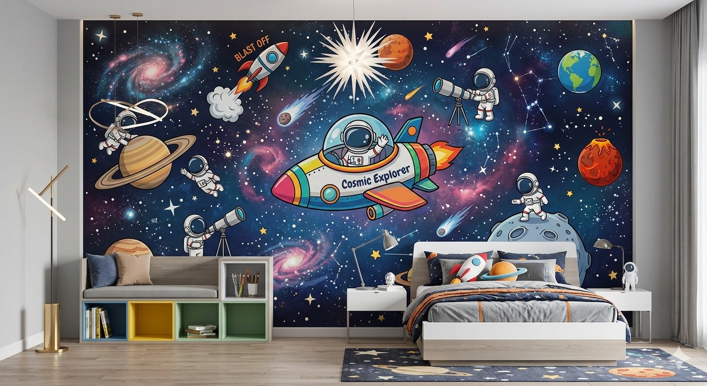 cartoon wall craft