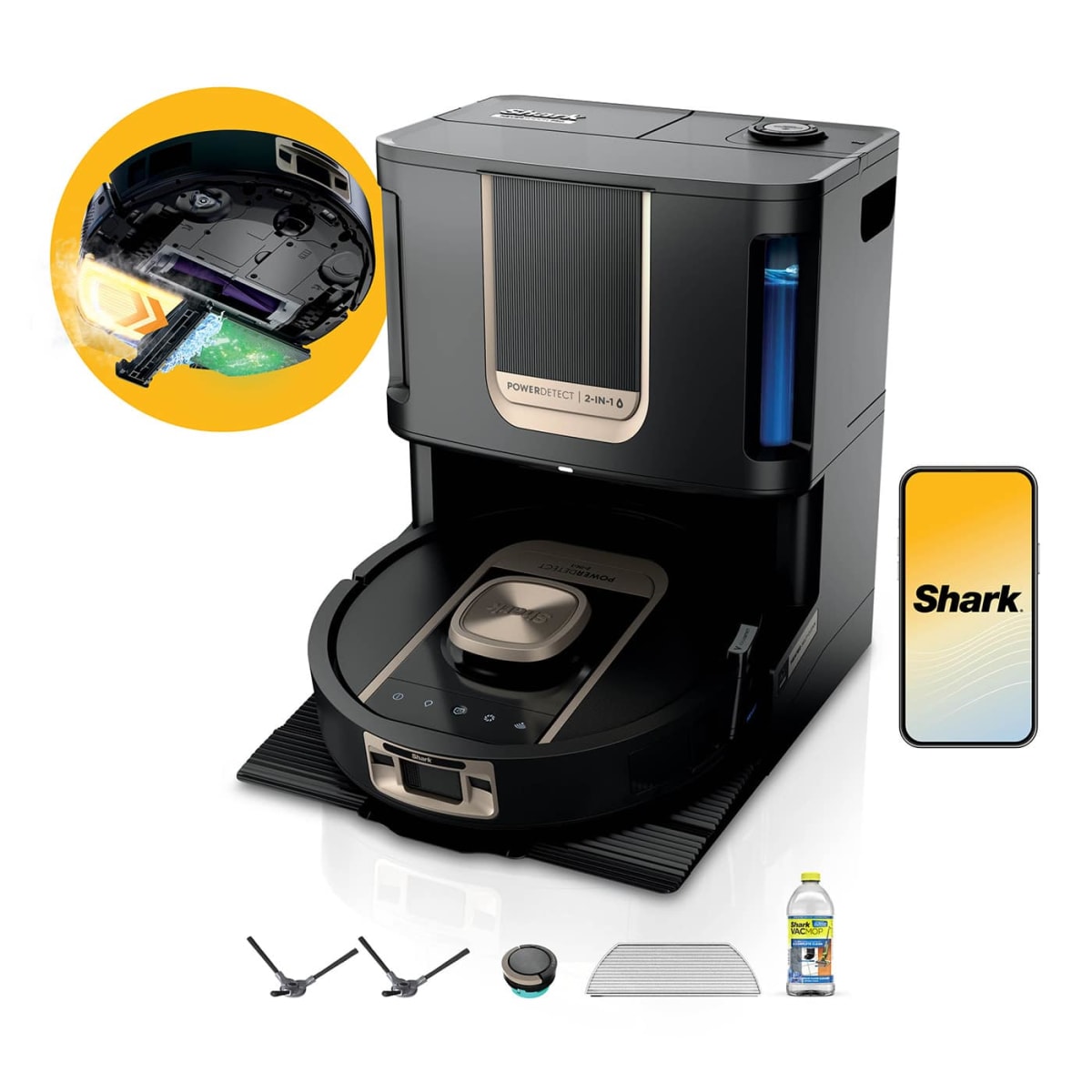 Shark ThermaCharged PowerDetect Wet & Dry Robot Vacuum in White