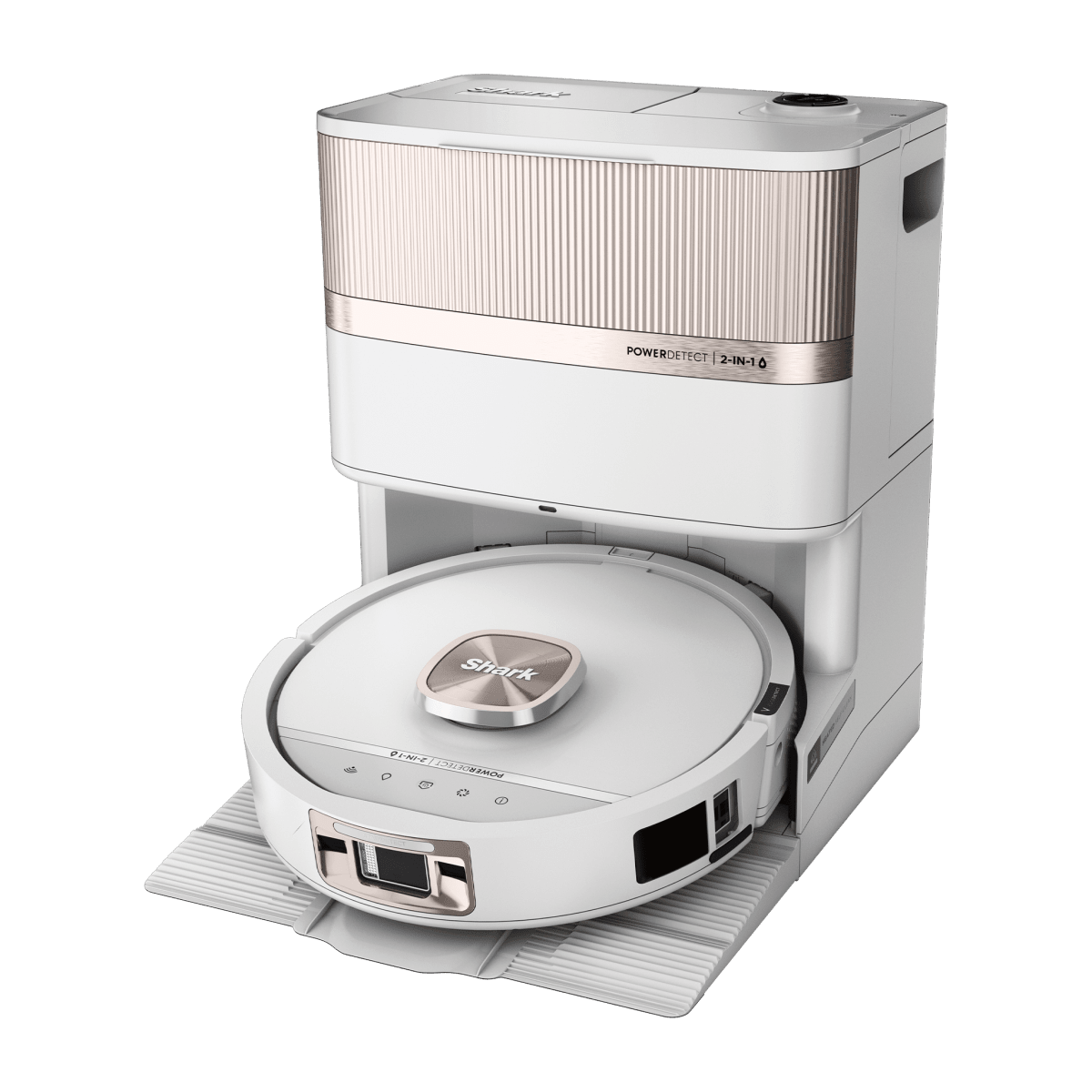 Shark PowerDetect UV Reveal 2-in-1 Vac & Mop Robot Vacuum - White