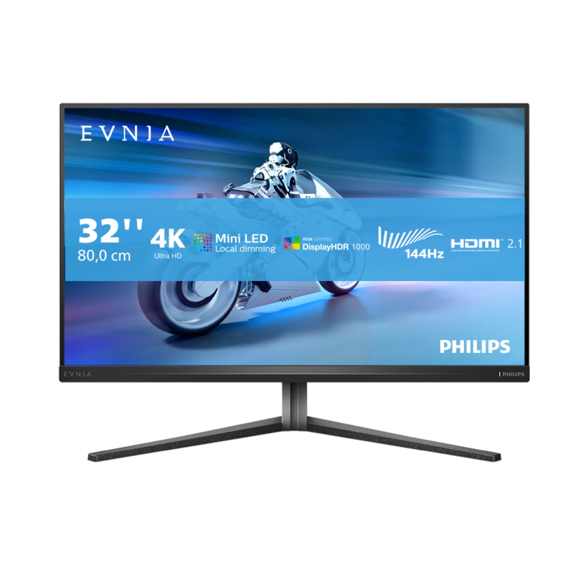Philips Evnia 32M2N6800M/00 31.5" IPS LCD 4K Ultra HD 144Hz 1ms Height Adjustable Gaming Monitor