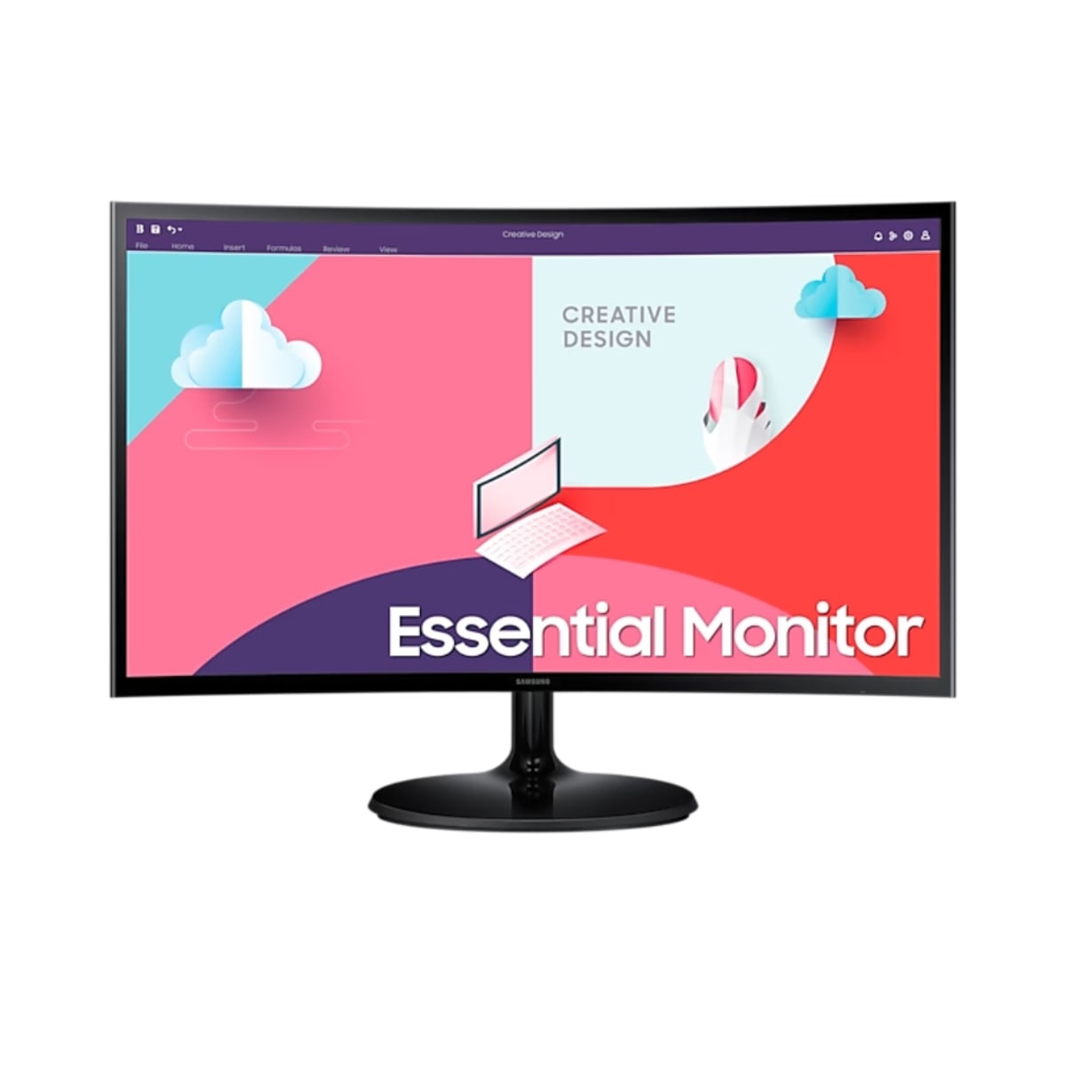 Samsung LS24D360GAUXXU 24" Full HD 75Hz AMD FreeSync Curved LED Monitor - Game Mode