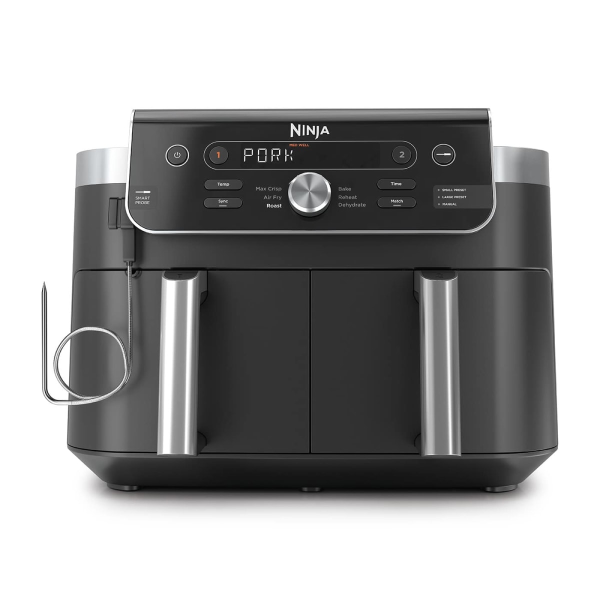 Ninja DualZone XL 9.5L 2-Drawer Air Fryer in Black