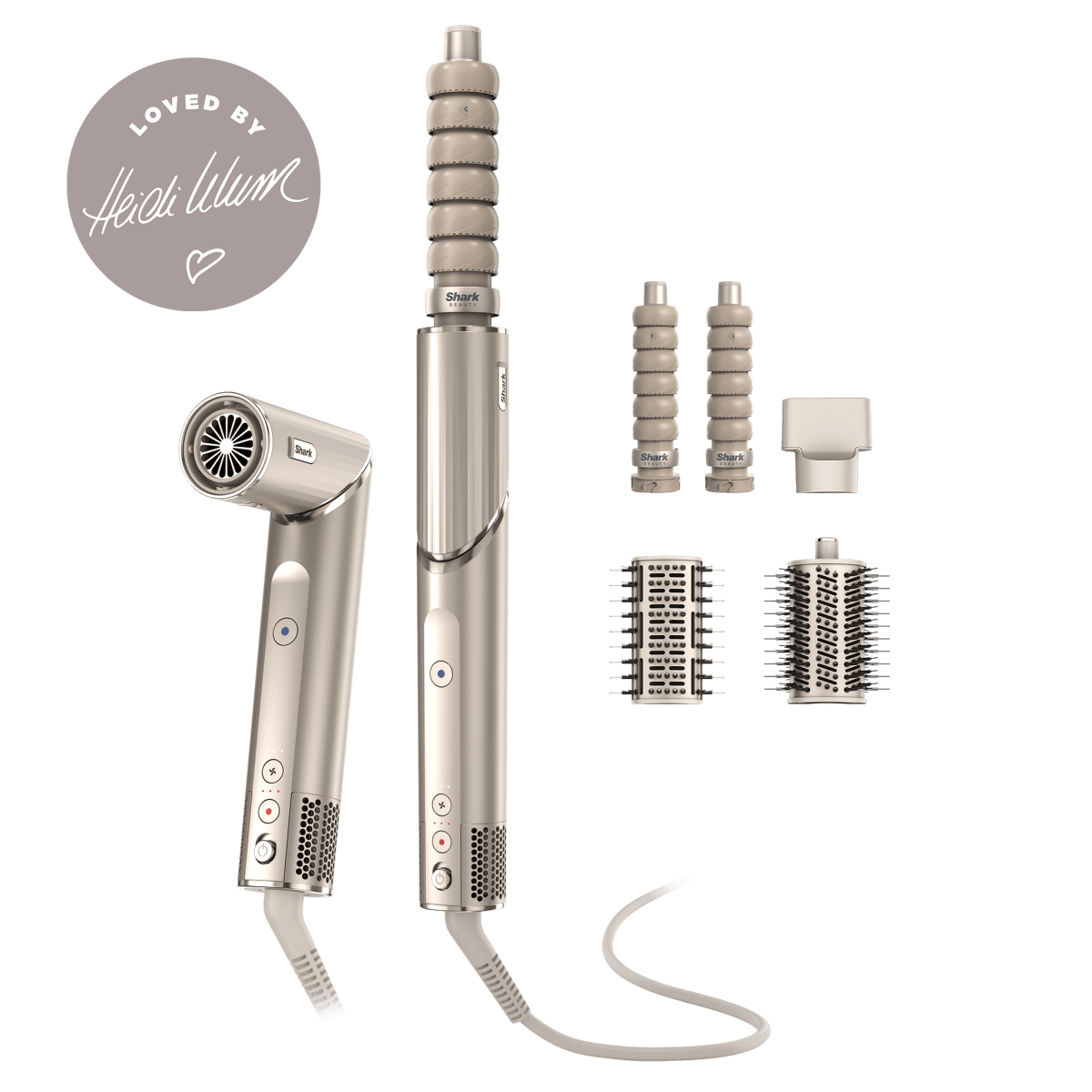 Shark FlexStyle 4-in-1 Air Styler & Hair Dryer - Stone HD436SLUK