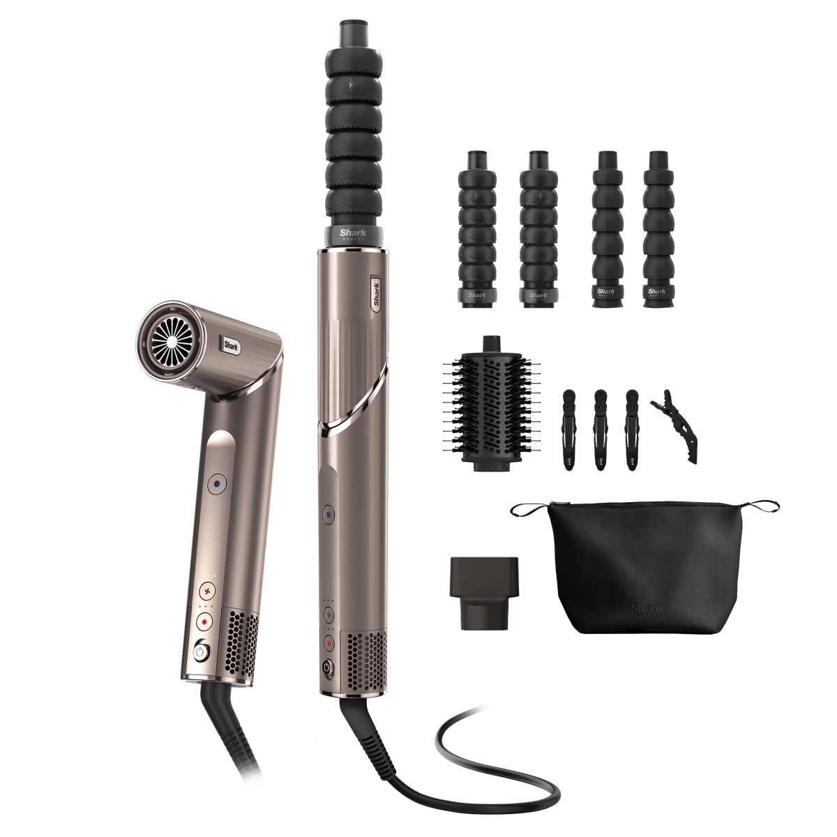 Shark FlexStyle 4-in-1 Air Style & Hair Dryer, in Mocha Silver