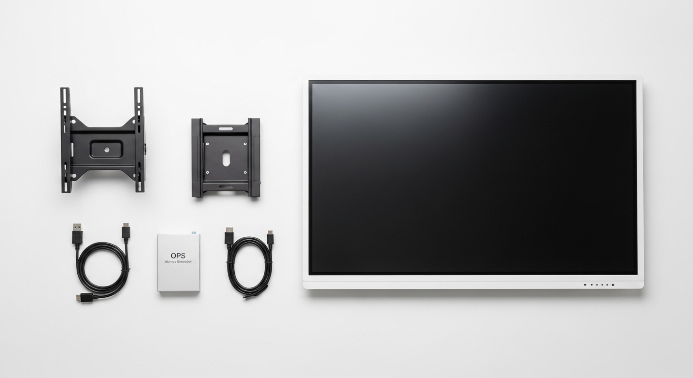 Nitek Interactive Flat Panel set up