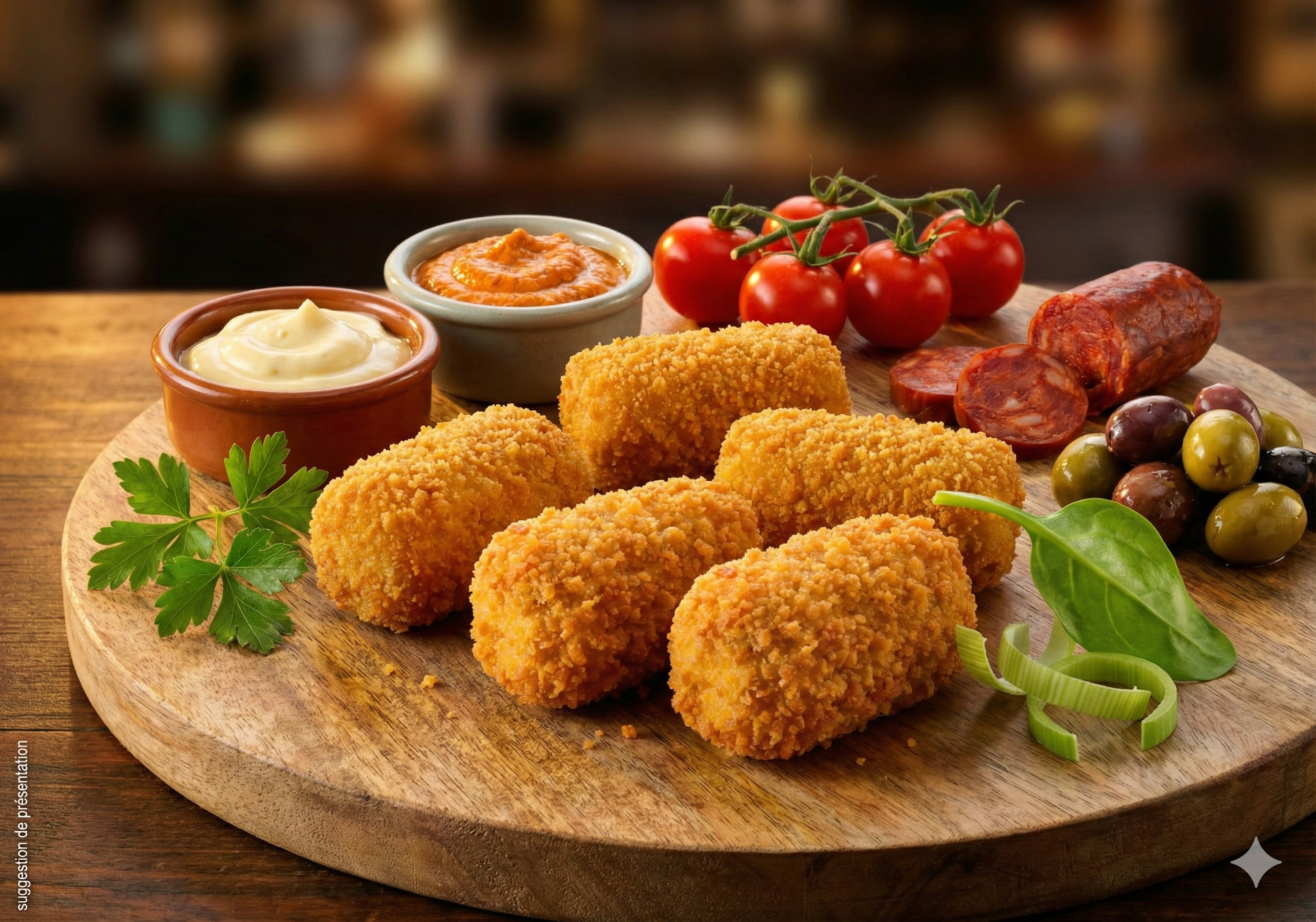 Mini Croquette Épinards