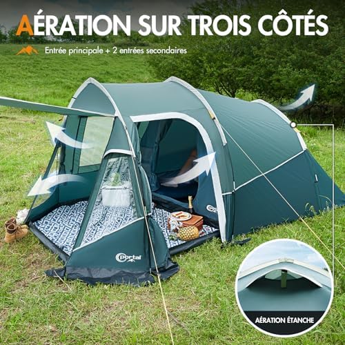 Vue 6 de Portal Tente Camping Personnes