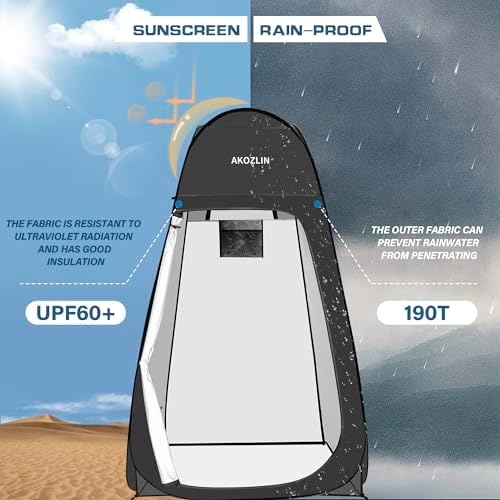 Vue 3 de Tente De Douche Portable