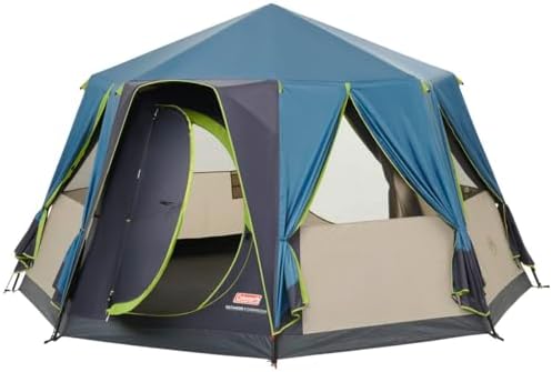 Vue 2 de Coleman Tente Octagon Festival
