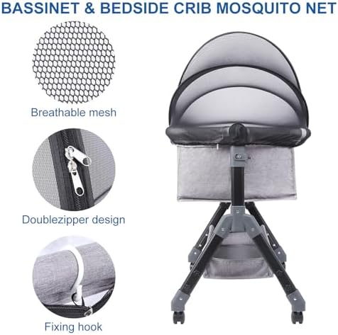 Vue 5 de Liemuao Moustiquaire Pour Berceaux