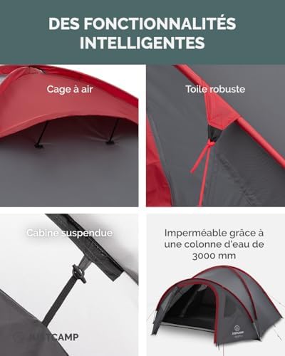 Vue 5 de Justcamp Scott Tente Camping