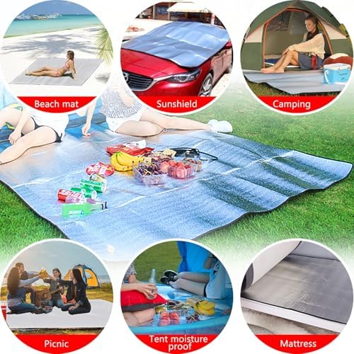 Vue 4 de Blueseabuy Tapis Isolant Camping