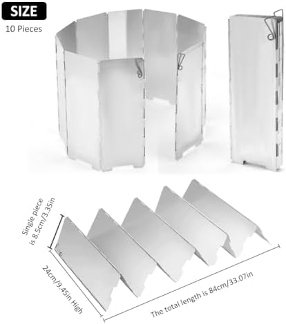 Vue 2 de Parevent Pliable Aluminiumplaques Parebrise