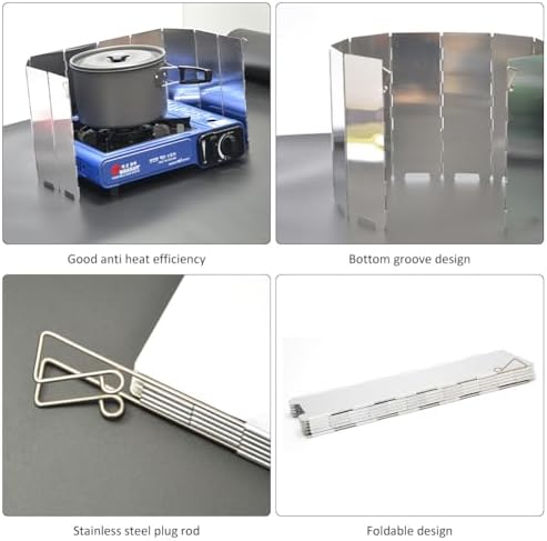 Vue 6 de Parevent Pliable Aluminiumplaques Parebrise