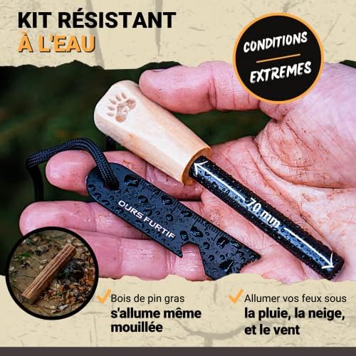 Vue 4 de Kit Firesteel Pierre
