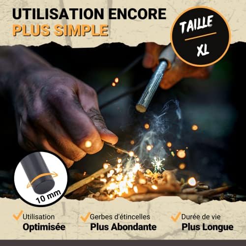 Vue 6 de Kit Firesteel Pierre