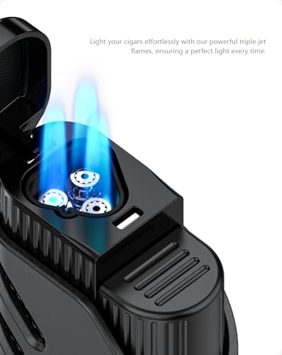 Vue 3 de Jopoo Briquet Tempete Gaz