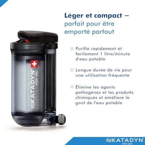Vue 3 de Katadyn Hiker Pro Transparent