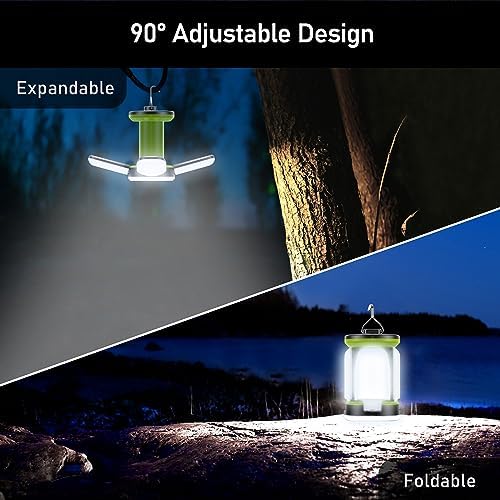 Vue 3 de Blukar Lanterne Camping Rechargeable