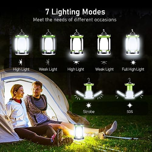 Vue 4 de Blukar Lanterne Camping Rechargeable