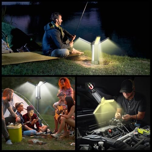 Vue 6 de Lampe Camping Avec Malle