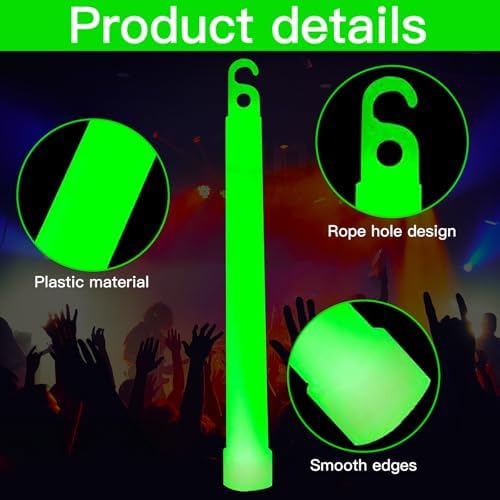 Vue 3 de Binnan Kit Bâtons Lumineux