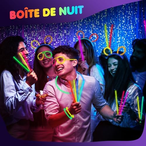 Vue 6 de Ziitty Bracelet Fluorescent Lumineux